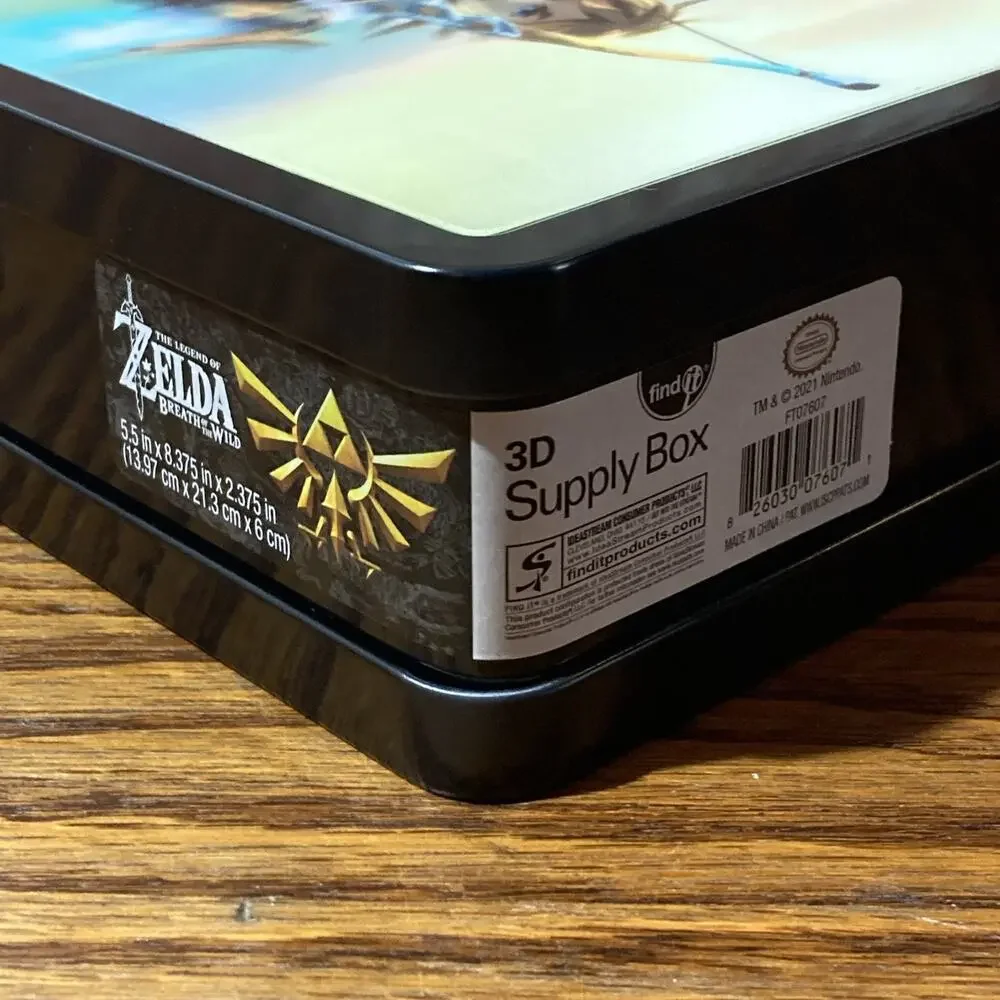 The Legend of Zelda 3D Supply Box Metal made by Find It (2021) (A-29)